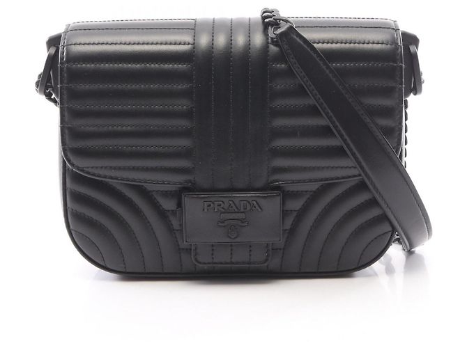 Borsa a tracolla Prada Diagram Nero 