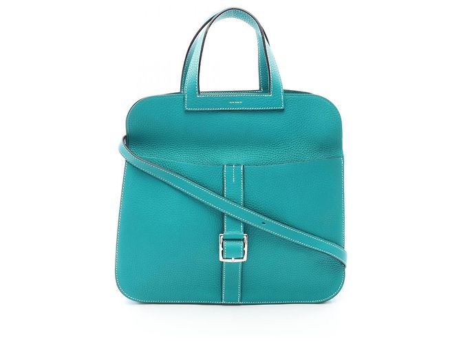 Hermès Sac à main 2-Way Hermes HERMES Arzan 31 Bleu Vert