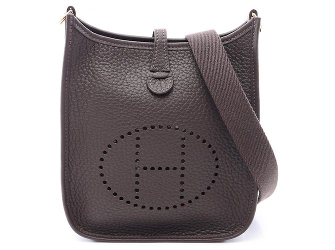 Hermès Bolsa de Ombro Hermes Evelyne TPM Amazon Marrom
