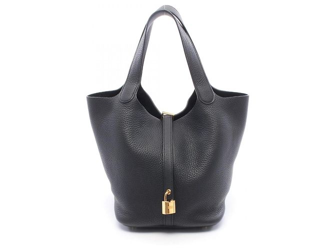 Hermès Bolsa Hermes Picotin Lock MM Preto