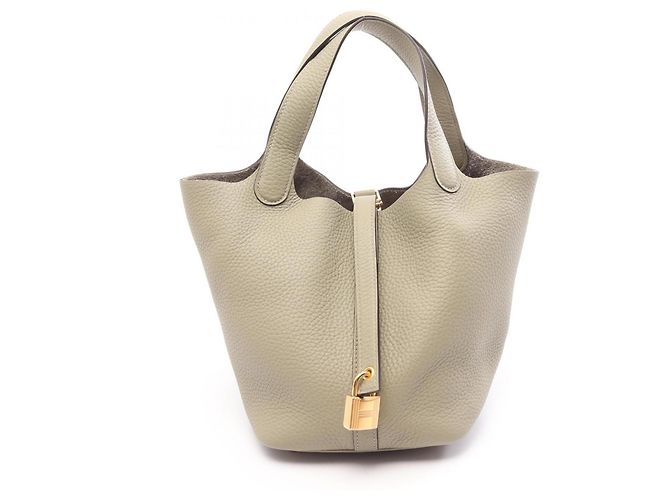 Hermès Borsa Hermes Picotin Lock PM Verde 