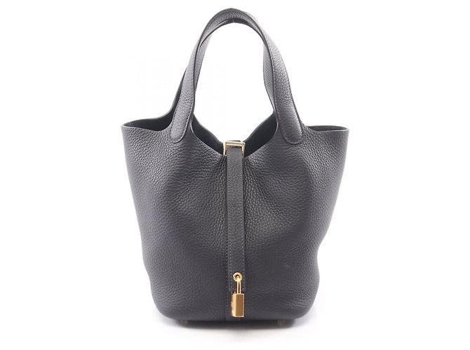 Hermès Borsa Hermes Picotin Lock PM Blu navy 