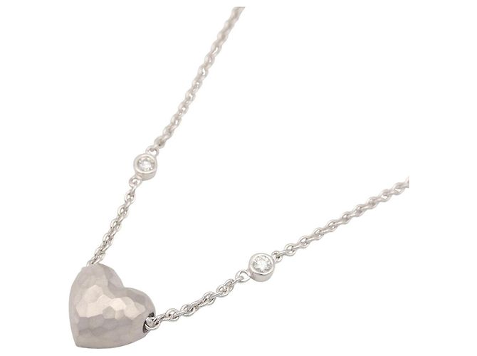 Collana Tiffany & Co. Hammered Heart 2PD Argento