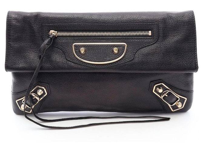 Borsa Balenciaga Classic Envelope Second Bag Nero