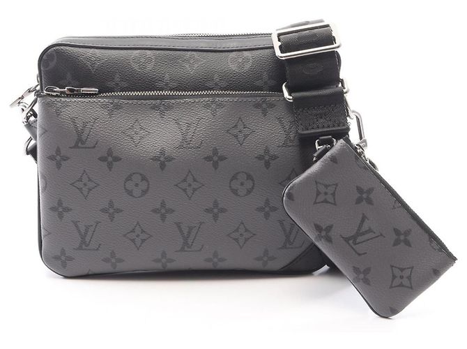 Sac Trio Messenger Louis Vuitton Marron Noir