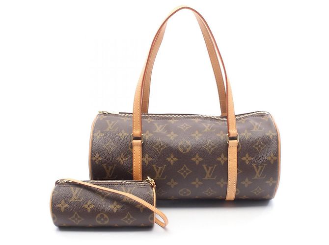 Bolsa de mão Louis Vuitton Papillon 30 Marrom
