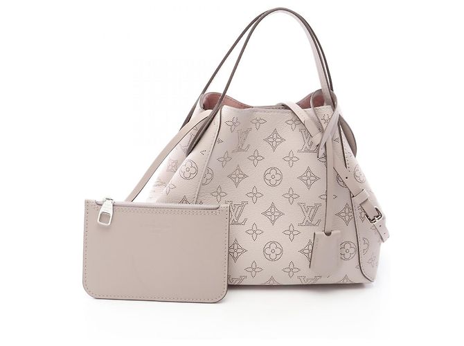 Louis Vuitton Mahina PM 2-Way Handtasche Beige