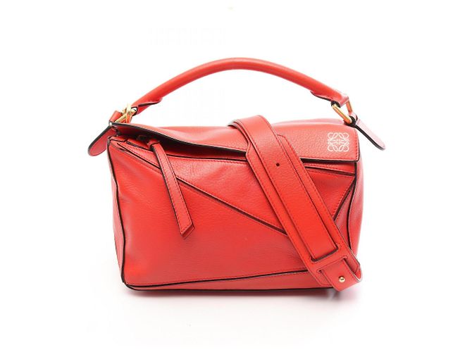 Borsa Loewe Puzzle Small Rosso 