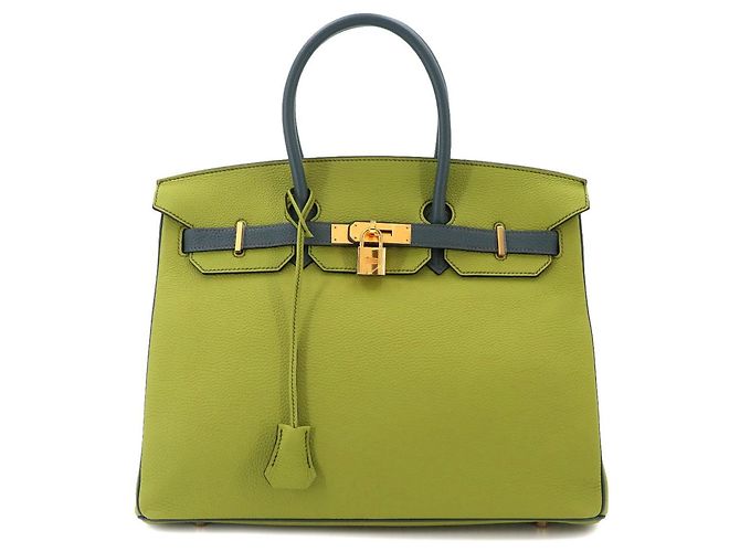 Hermès Hermes Birkin 35 Handtasche Grün