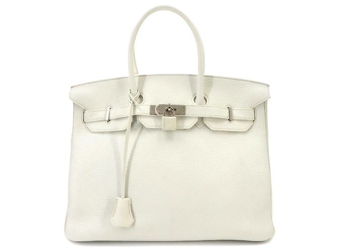 Hermès Hermes Birkin 35 Handtasche Weiß