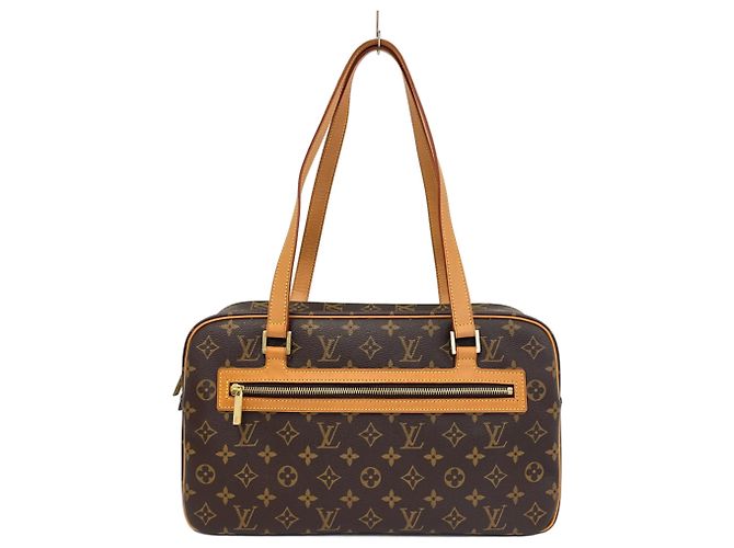 Sac à épaule Louis Vuitton Monogram Cite GM Marron Monogramme
