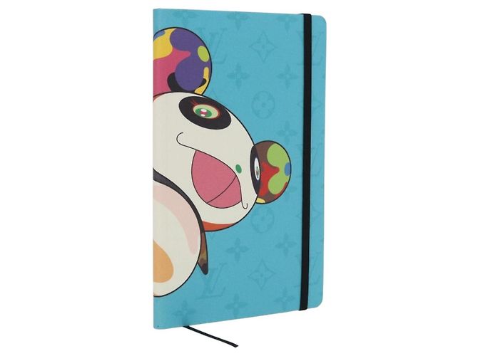 LOUIS VUITTON ™ Monogram Notebook MM Jane Light Blue LV Auth gh2275M Blu chiaro