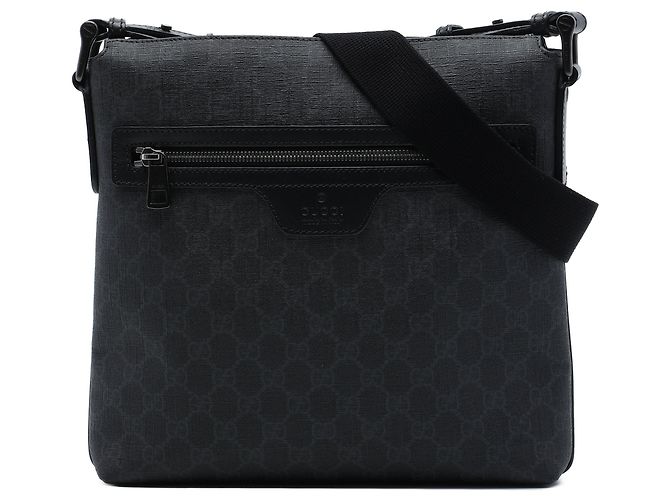 Borsa a tracolla Gucci GG Supreme nera Nero