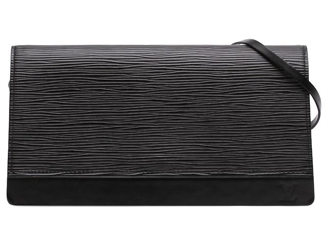 Borsa a tracolla Louis Vuitton Epi Honfleur Nera Nero