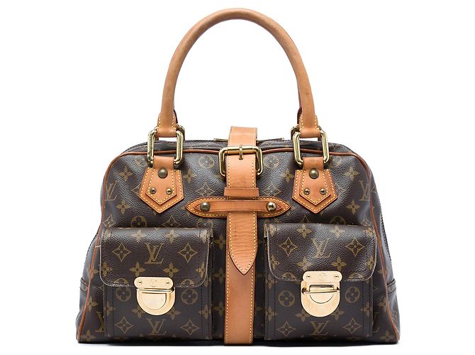 Borsa Louis Vuitton Monogram Manhattan GM Marrone