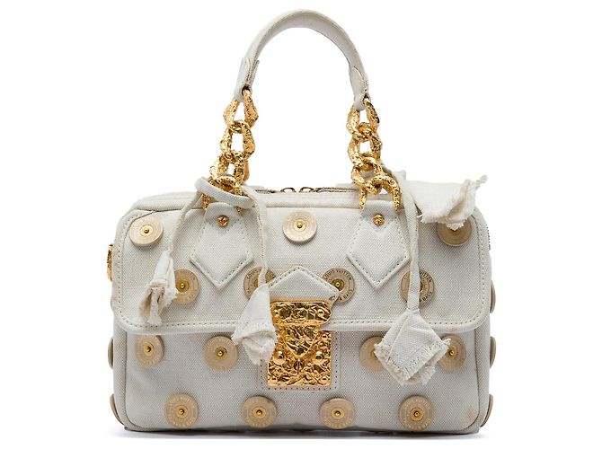 Bolsa Louis Vuitton Panama Tinkerbell com bolinhas branca Branco