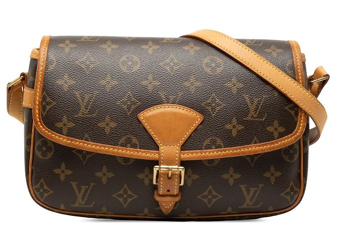 Borsa a tracolla Louis Vuitton Monogram Sologne Marrone