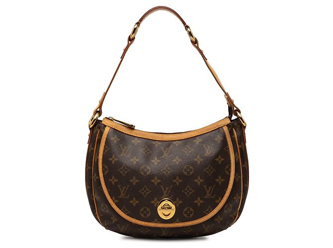 Twist Borsa a tracolla Louis Vuitton Monogram Tulum PM Marrone