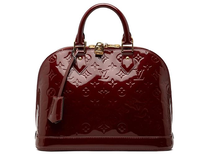 Louis Vuitton Monogram Vernis Alma PM Handtasche rot