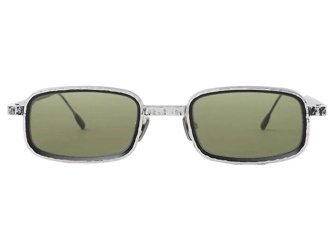 Autre Marque Gafas de sol Capote AC222 en Green x Silver Verde