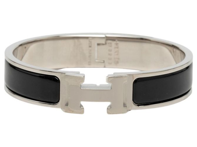 Hermès Bracciale Hermes Click H PM Nero Argento 