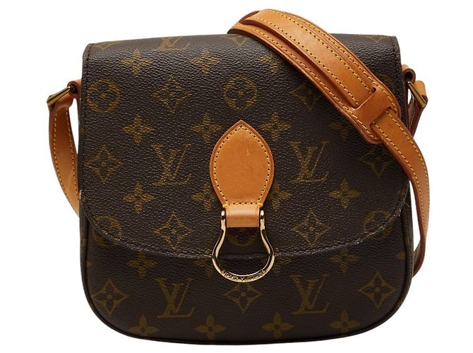 Sac bandoulière Louis Vuitton Monogram Saint Cloud MM Marron
