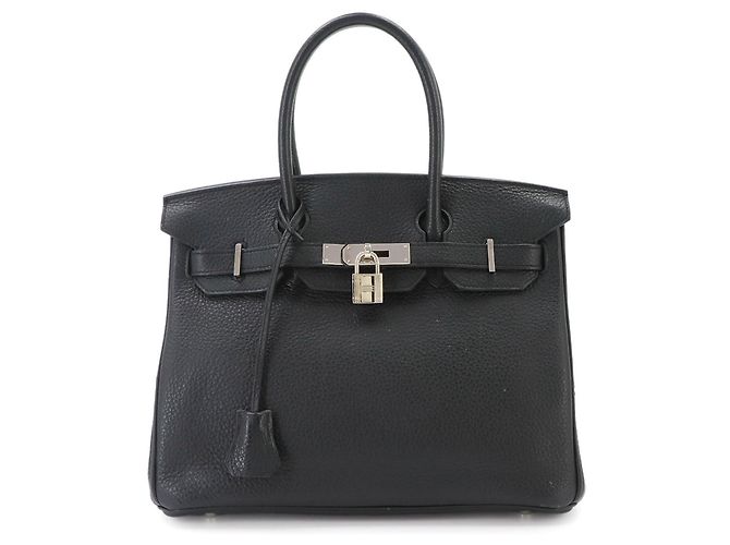 Hermès Sac à main Hermes Birkin 30 Black Noir