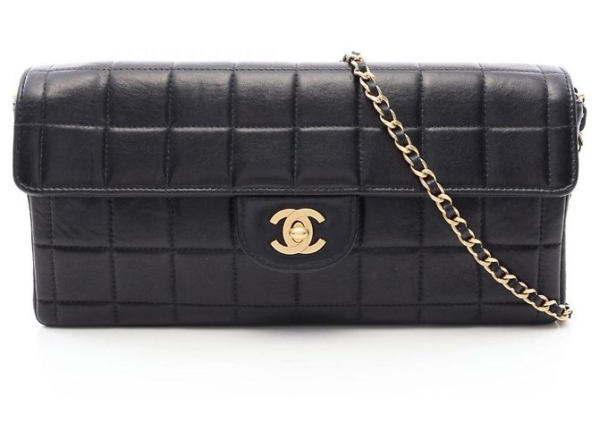Borsa a tracolla Chanel Chocolate Bar Nero