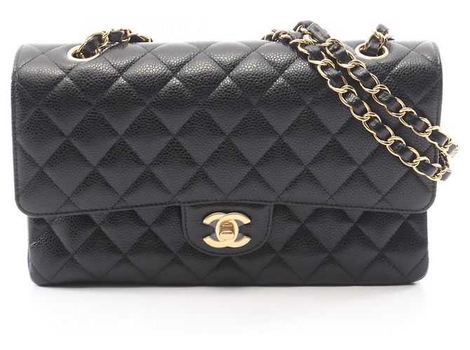 Timeless Borsa a tracolla Chanel Matelassé Double Flap Nero