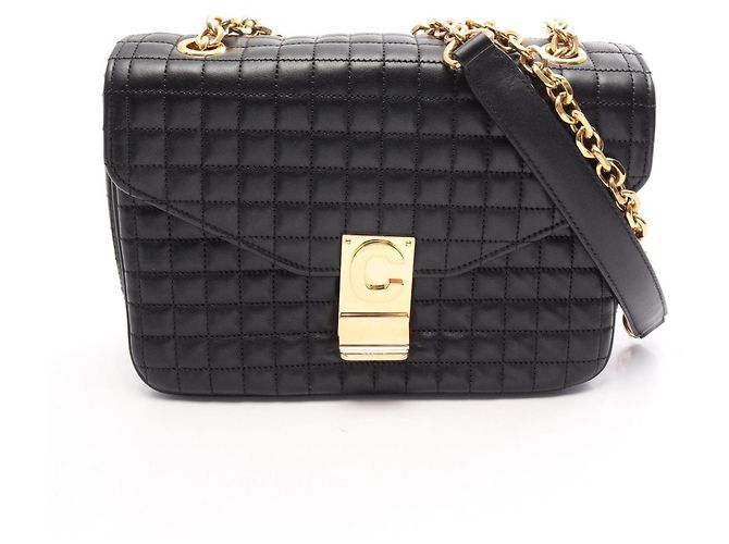 Céline Borsa a tracolla Celine C Medium Nero