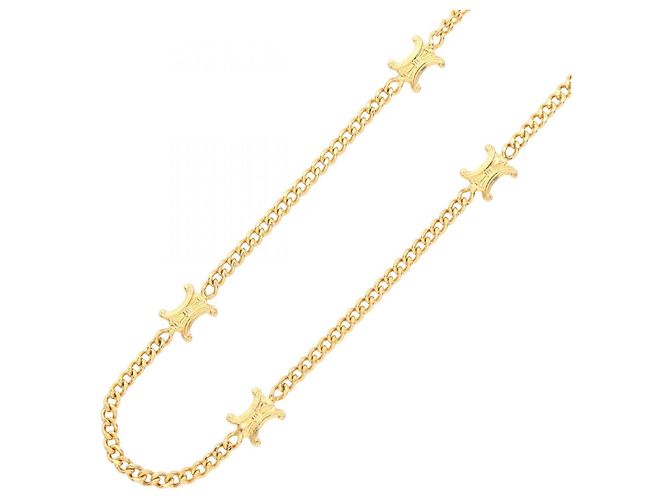 Céline Collana Celine Macadam placcata oro D'oro
