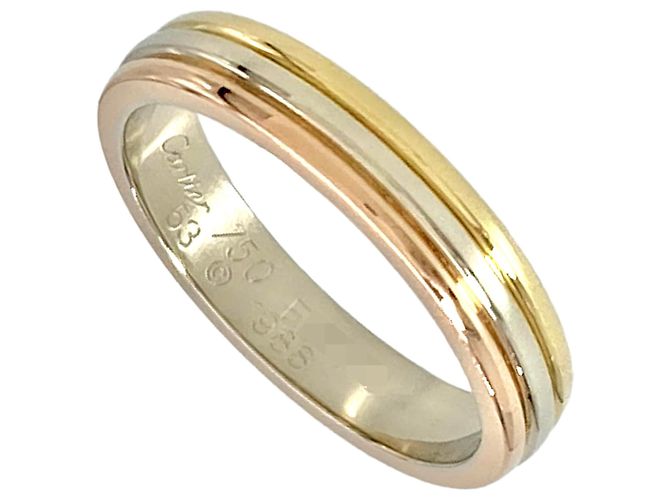 Anel Cartier Louis Vendôme Três Cores