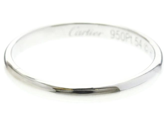 Cartier 1895 Ehering Silber 