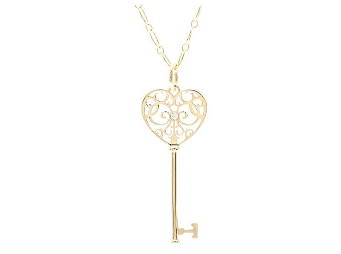 Tiffany & Co Collana Tiffany Enchanted Heart Key D'oro