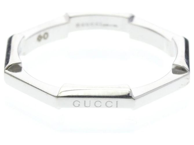 Gucci Link to Love Ehering aus Weißgold Silber