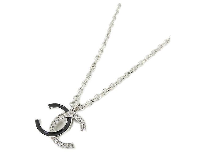 Collana Chanel ABF793 Argento Nero