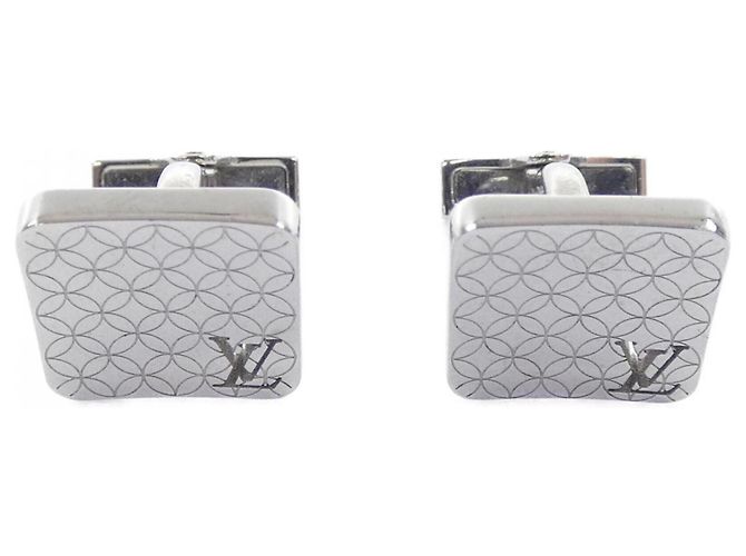 Abotoaduras Louis Vuitton Champs-Élysées M65043 Prata