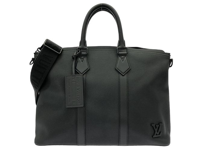 Sac à main Louis Vuitton LV Aerogram Lockit Noir