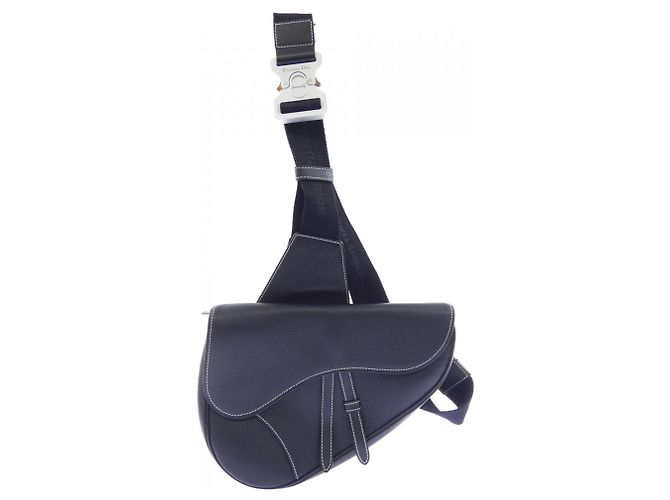 Borsa Christian Dior Saddle Nero