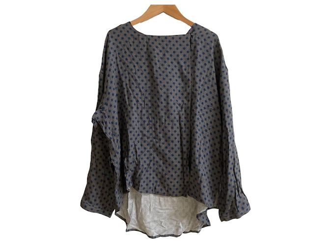 Autre Marque AS KNOW AS Frill de Merihari Pullover Marrone