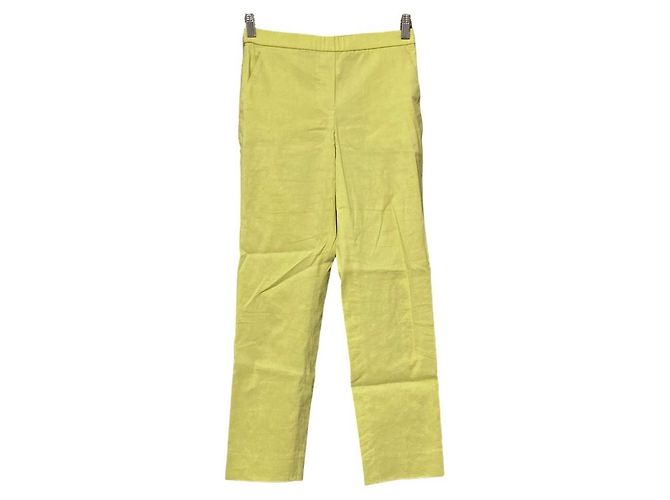 Theory ECO CRUNCH WASH TREECA PULL ON GZ Leinenhose Gelb