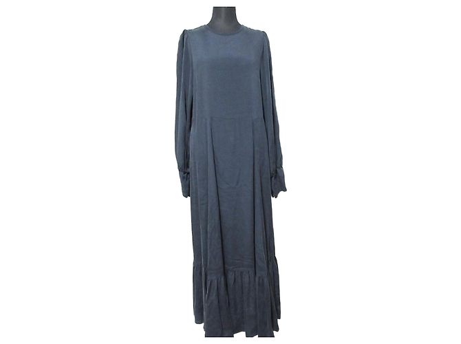 Autre Marque Robe Rouge vif Marron Gris anthracite