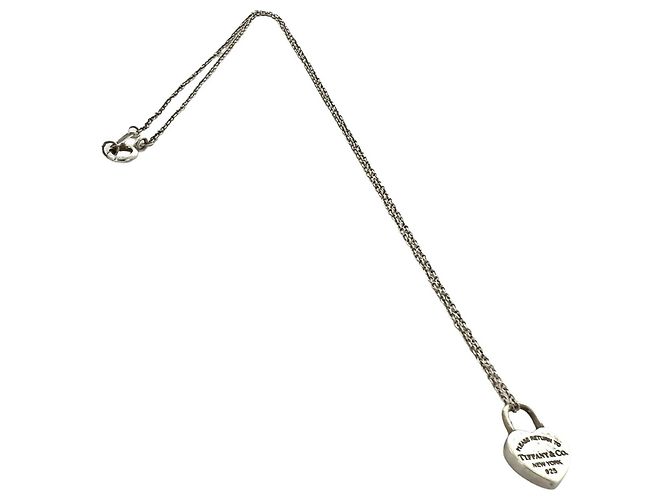 Tiffany & Co Collana Tiffany Heart Lock Argento