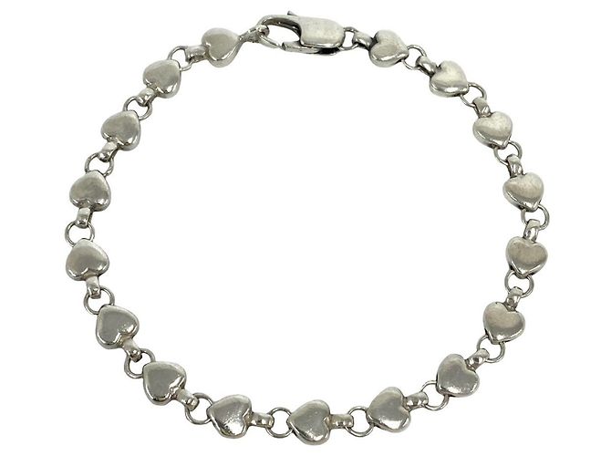 Tiffany & Co Bracciale Tiffany Vintage Puff Heart Argento