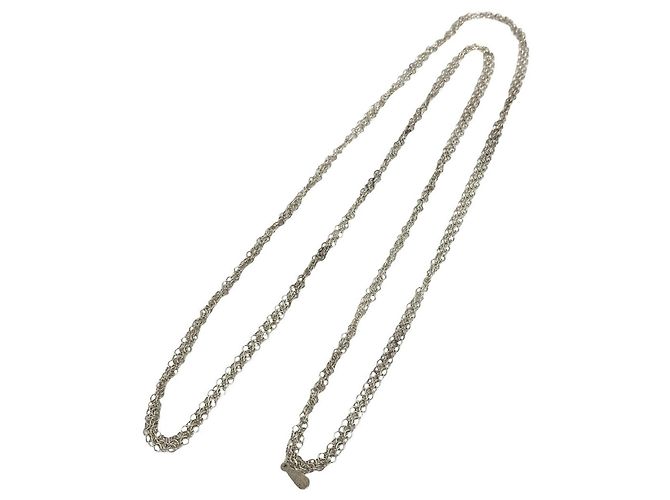 Tiffany & Co Collana lunga Tiffany Somerset Mesh Argento