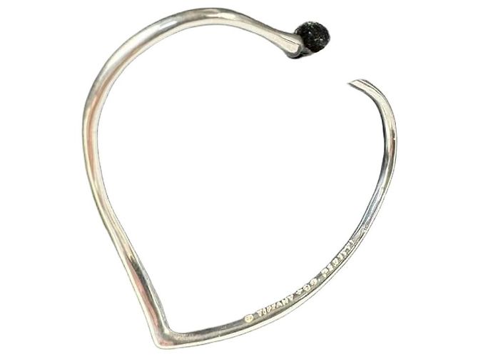 Orecchini a cerchio Tiffany & Co. Open Heart Argento