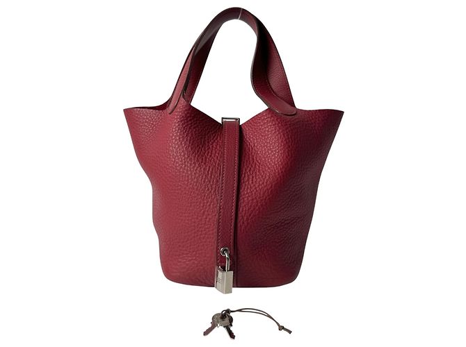 Hermès Hermes Picotin Lock PM Handtasche Rot