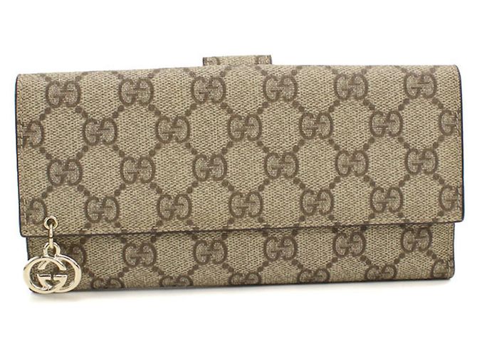 Cartera larga Gucci Bi-fold Beige