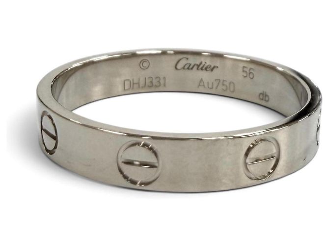 Cartier LOVE Ring Mini in Weißgold Golden