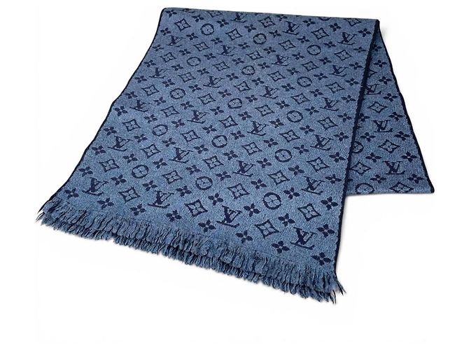 Stola in lana Louis Vuitton in blu